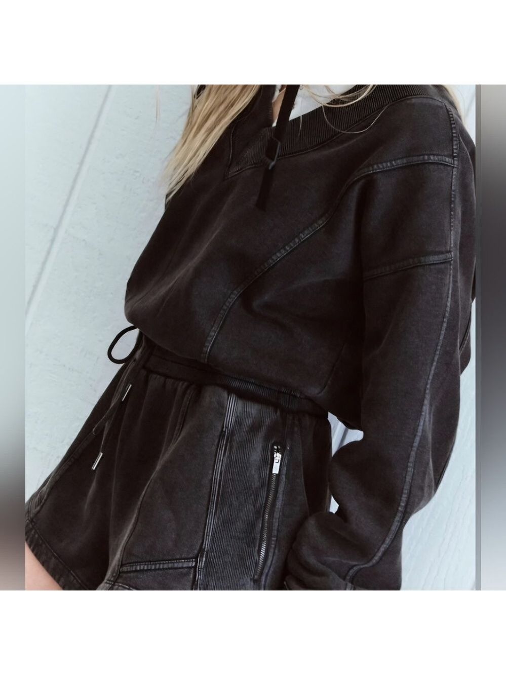 Free People movement intercept romper. NWT. Black - Picture 1 of 4